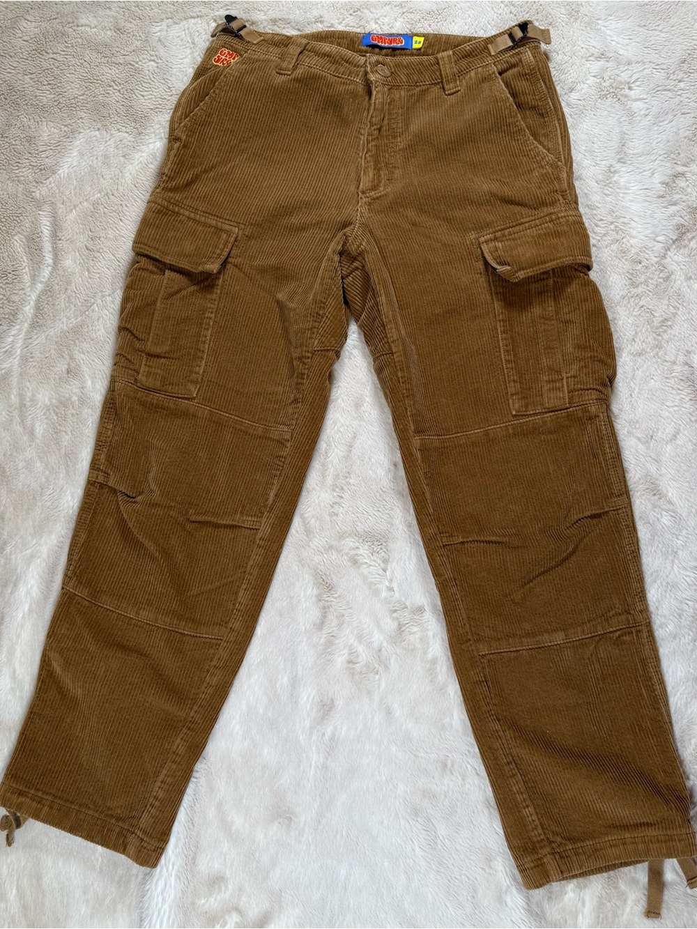 Empyre Skate Tobacco Corduroy Cargo Pants Mens Sz 28